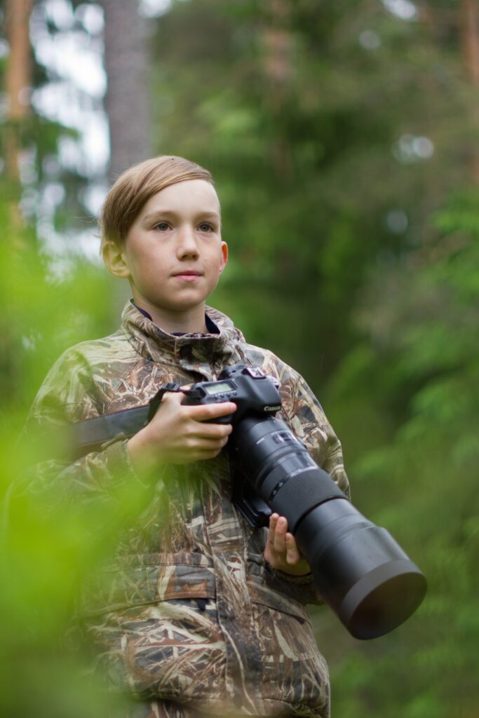 Nooa Mikkola on 13-vuotias luontokuvaaja