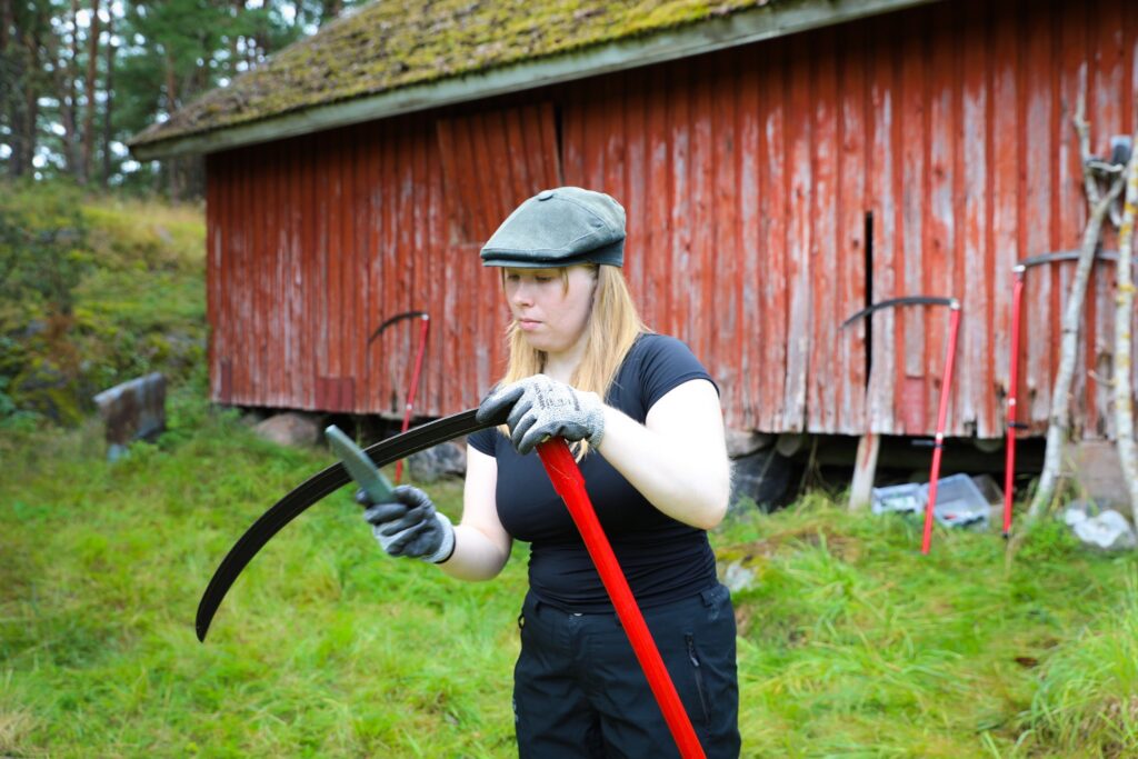 Ennallistamisleiri Getskärin saarella elokuussa 2025