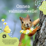 Onnea valmistuneelle_orava